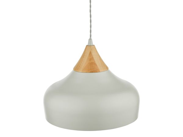 Gaucho 1 light pendant (grey)
