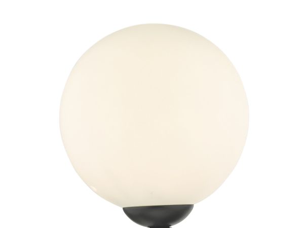 Cohen Wall light (matt black opal glass)