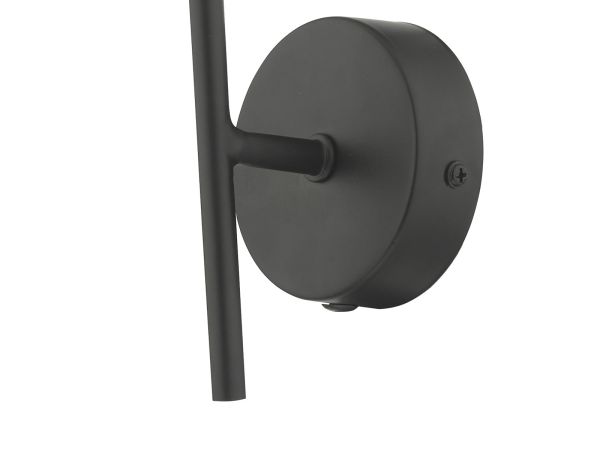 Cohen Wall light (matt black opal glass)