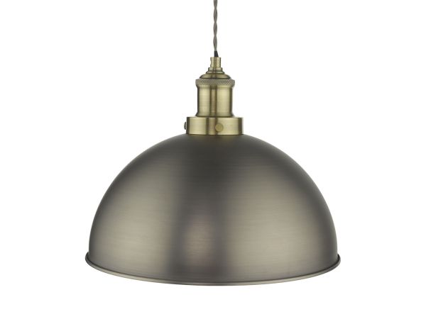 Governor Pendant (antique chrome/antique brass)