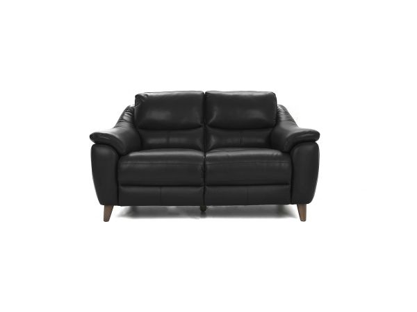 Alba 2 seater sofa - type 60/S - Leather colour: Montana 60/22 Jet Black 69155
