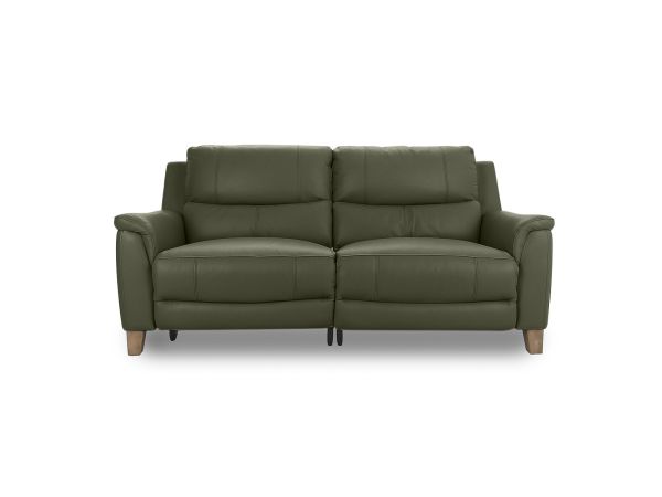 Columbia 3 seater (double power recliners) - type 40/S - Select your leather colour: Oslo 40/10 Pine 87212