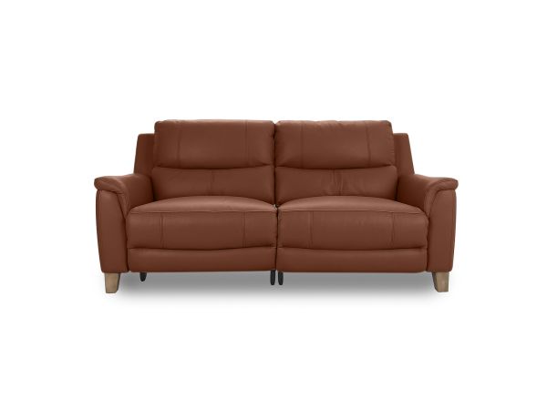 Columbia 3 seater (double power recliners) - type 40/S - Select your leather colour: Oslo 40/07 Saddle 87214