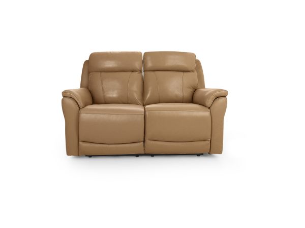 Marple 2 seater (power recliners, lumber + headrest) - type 60/S Leather