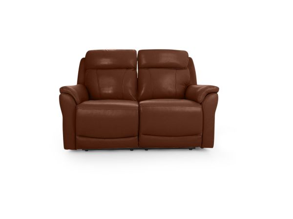 Marple 2 seater (power recliners, lumber + headrest) - type 60/S Leather