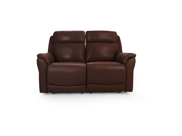 Marple 2 seater (power recliners, lumber + headrest) - type 60/S Leather