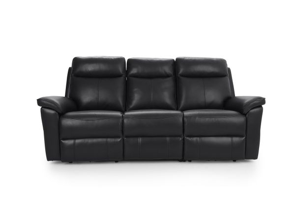 Regatta 3 seater (double power recliners + headrests) - type 35/leather look