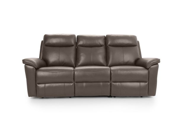 Regatta 3 seater (double power recliners + headrests) - type 35/leather look