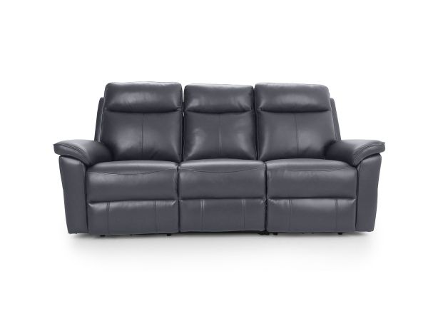 Regatta 3 seater (double power recliners + headrests) - type 35/leather look