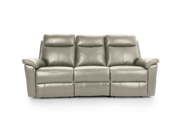 Regatta 3 seater (double power recliners + headrests) - type 35/leather look