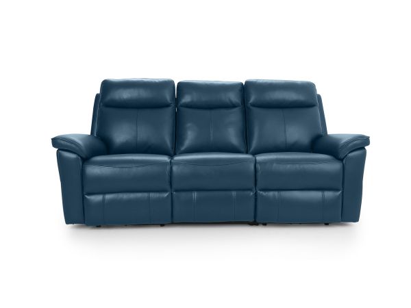 Regatta 3 seater (double power recliners + headrests) - type 35/leather look