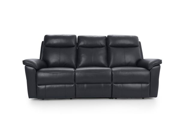 Regatta 3 seater (double power recliners + headrests) - type 35/leather look