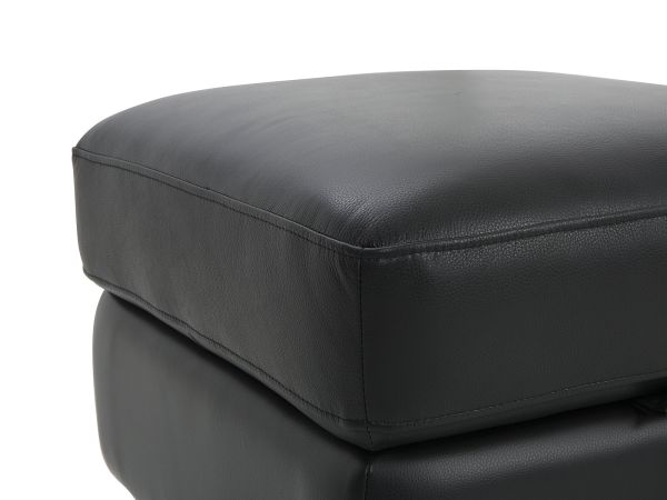Idwal Footstool (storage) - type 35 leather/pu