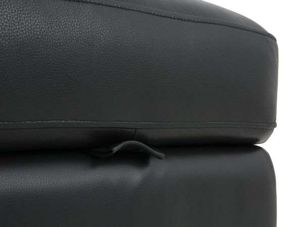 Idwal Footstool (storage) - type 35 leather/pu