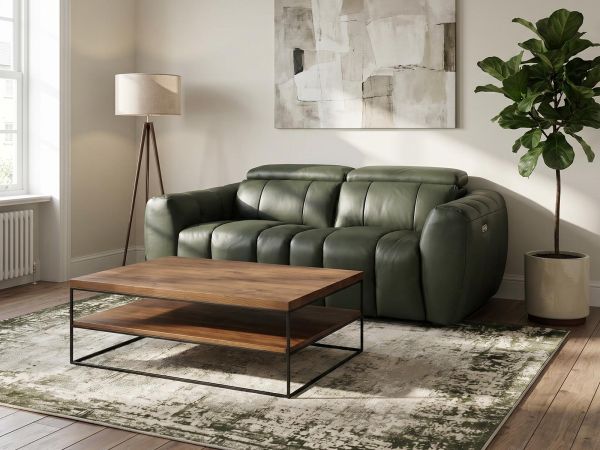 Donato 3 seater (double power recliners + headrests) - type 40/S leather
