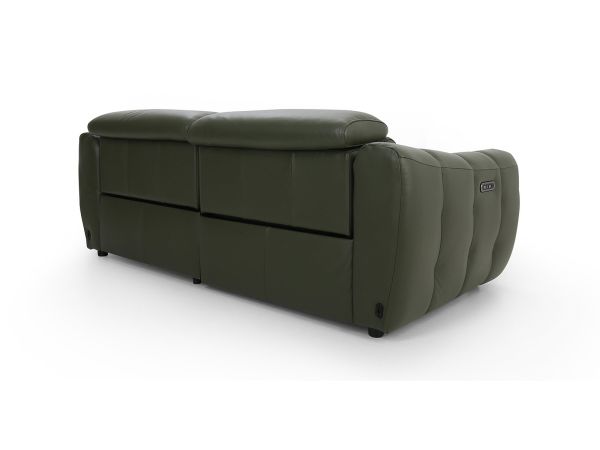 Donato 3 seater (double power recliners + headrests) - type 40/S leather