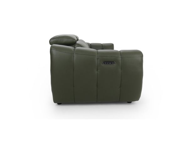 Donato 3 seater (double power recliners + headrests) - type 40/S leather