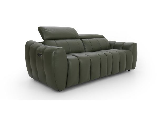 Donato 3 seater (double power recliners + headrests) - type 40/S leather