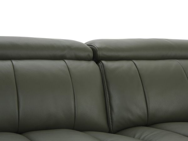 Donato 3 seater (double power recliners + headrests) - type 40/S leather