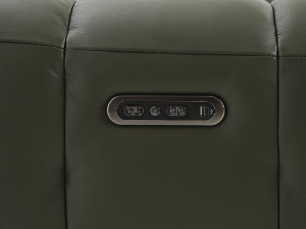 Donato 3 seater (double power recliners + headrests) - type 40/S leather