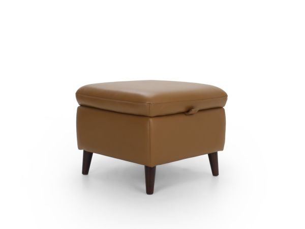 Hockney Footstool (storage) - type 40/S Leather