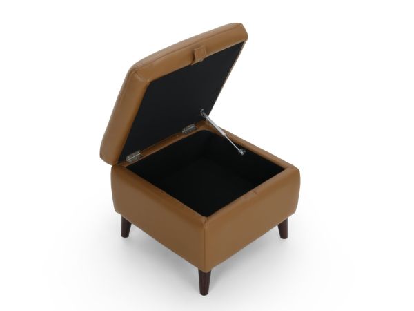 Hockney Footstool (storage) - type 40/S Leather