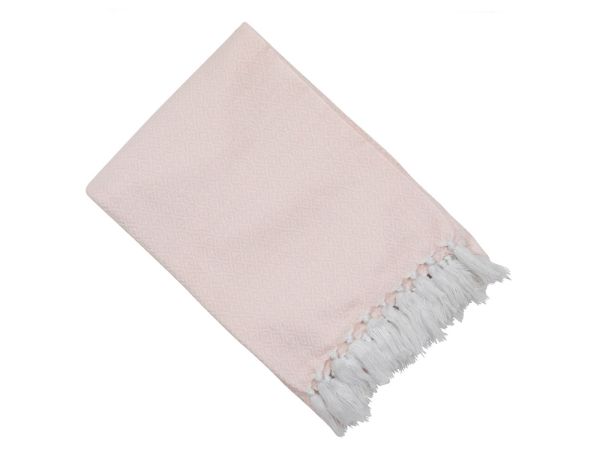 Throws Diamond design pink throw (130x180)