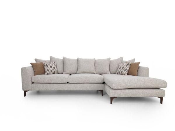 Leon Large chaise sofa (rhf chaise ) (pillow back) - type C
