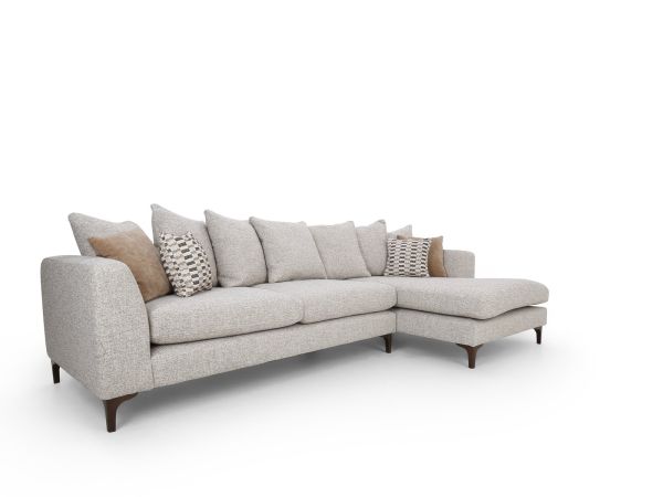 Leon Large chaise sofa (rhf chaise ) (pillow back) - type C