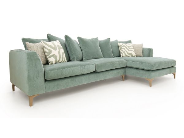 Leon Large chaise sofa (rhf chaise ) (pillow back) - type C