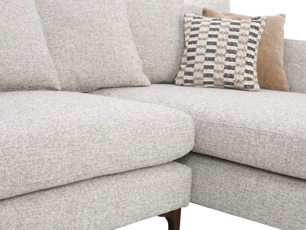 Leon Large chaise sofa (rhf chaise ) (pillow back) - type C