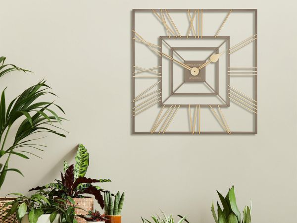 Clocks 24 Summer house wall clock (square)