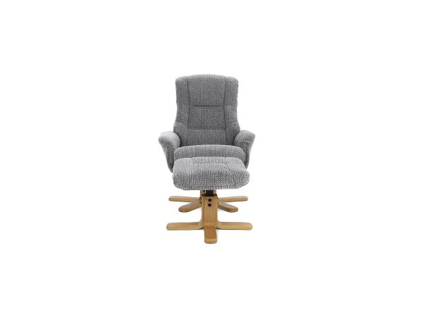Francine Swivel recliner and stool
