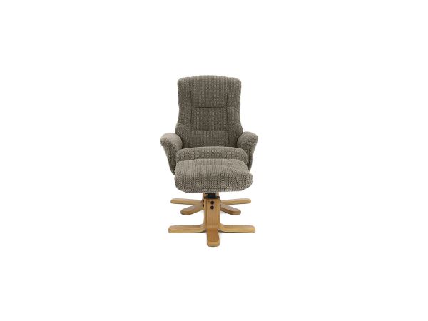 Francine Swivel recliner and stool