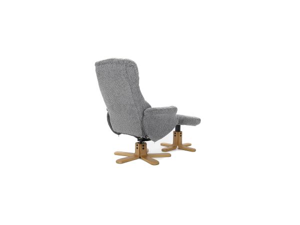 Francine Swivel recliner and stool