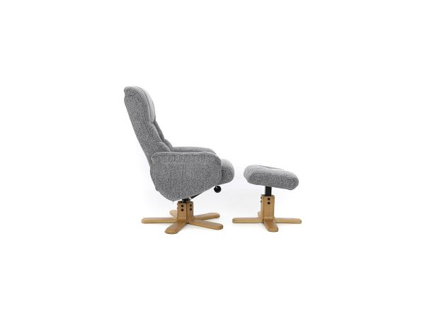 Francine Swivel recliner and stool