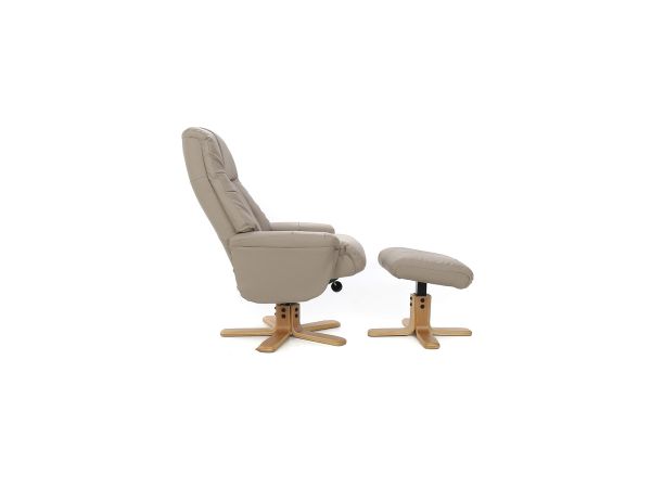 Churston Swivel recliner and stool