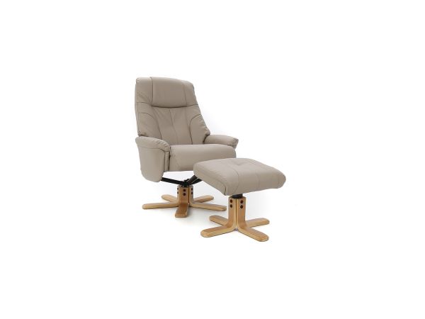 Churston Swivel recliner and stool
