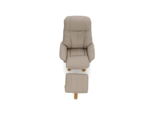 Churston Swivel recliner and stool