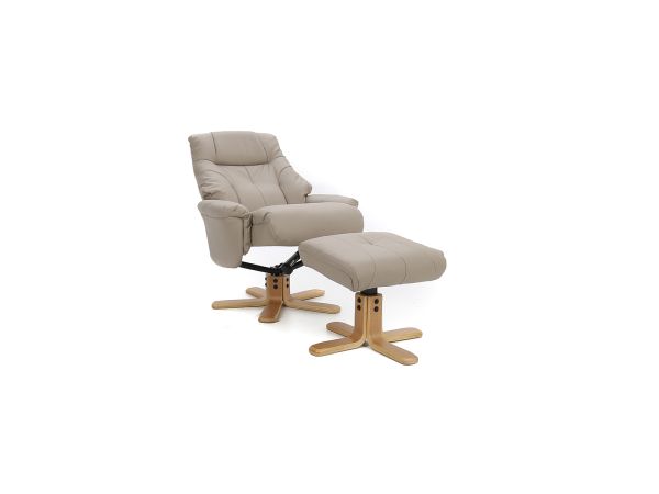 Churston Swivel recliner and stool