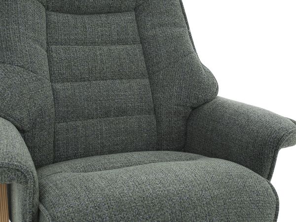 Montie Swivel recliner with stool