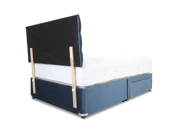 Wool Supreme 1000 Single platform top divan set with Cuba headboard