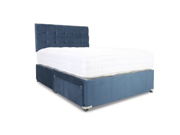 Wool Supreme 1000 Single platform top divan set with Cuba headboard