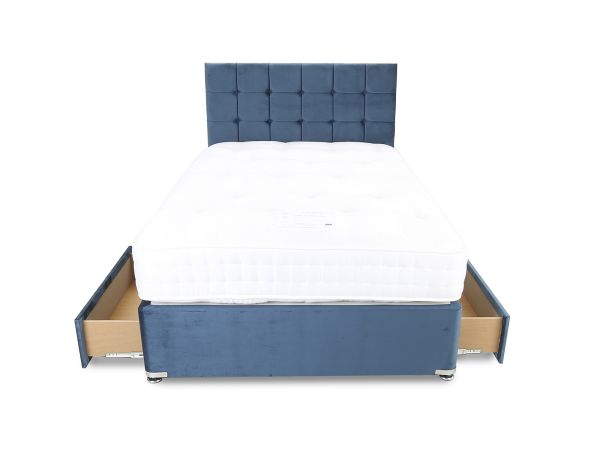 Wool Supreme 1000 Single platform top divan set with Cuba headboard