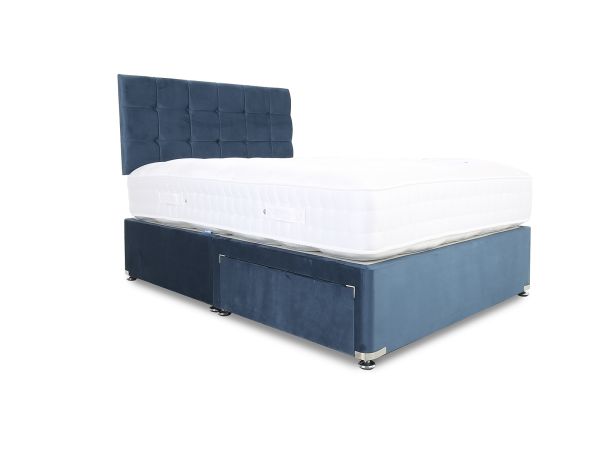 Wool Supreme 1000 Single platform top divan set with Cuba headboard