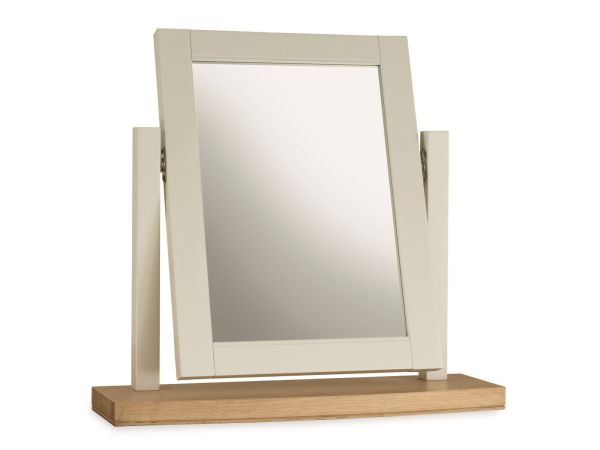 Cumbria (Bedroom) Vanity mirror (soft grey and pale oak)