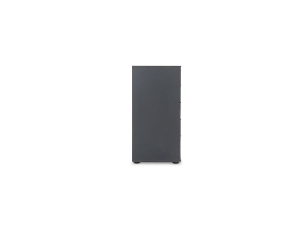 Denver Chest of drawers (141cm) 5 drawers Graphite