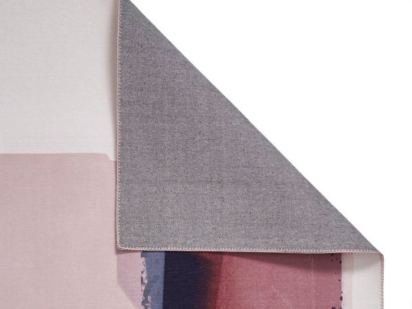 Michelle Collins Printed 150x230cm Rug Rose/Crimson