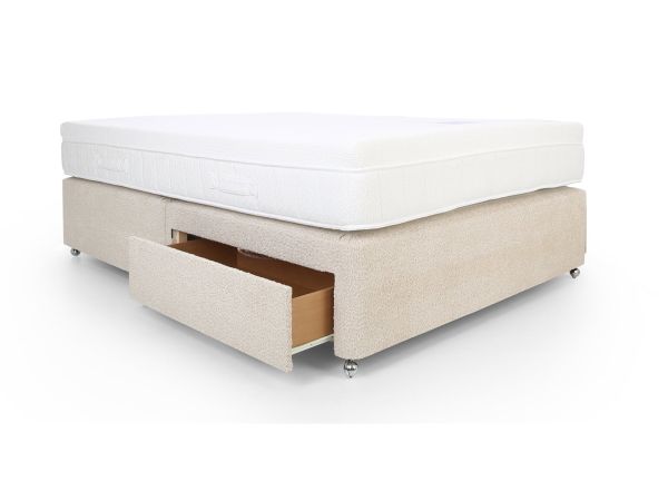Symmetry 1600 Single firm edge divan set Standard Fabric