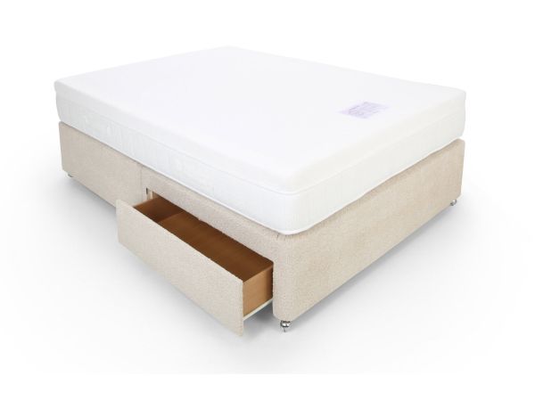 Symmetry 1600 Single firm edge divan set Standard Fabric